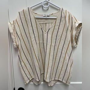 MADEWELL Linen Top Size L